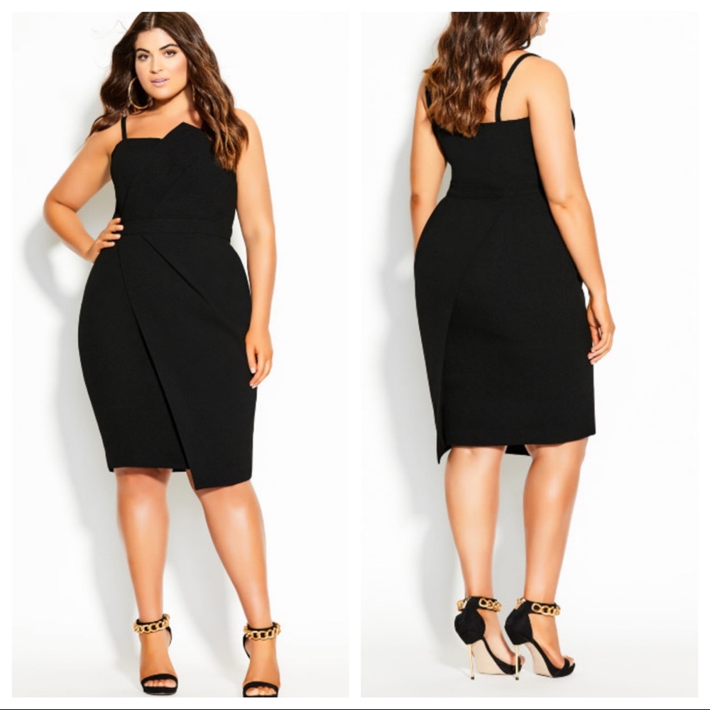 City Chic Black Dress